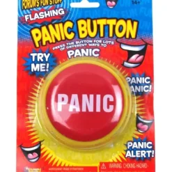 Egpull<Funny Panic Button Practical Joke Alarm Office Desk Prank Novelty Gag Gift - Miniature Marvels: Airplane Models & Painted Dice