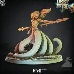 Miniature<F'yll Merfolf - Miniature Marvels: Airplane Models & Painted Dice