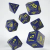 Dice<Galactic Navy & Yellow Dice Set (7) QWS SGAL45 - Miniature Marvels: Airplane Models & Painted Dice