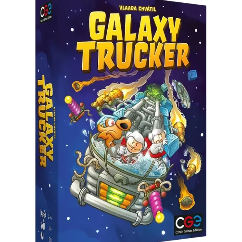 Board Game<Galaxy Trucker (2nd Edition) CGE 00061 - Miniature Marvels: Airplane Models & Painted Dice