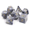Shop All*Gandalf Hard Edged Dice w/Gold Numbers - Miniature Marvels: Airplane Models & Painted Dice