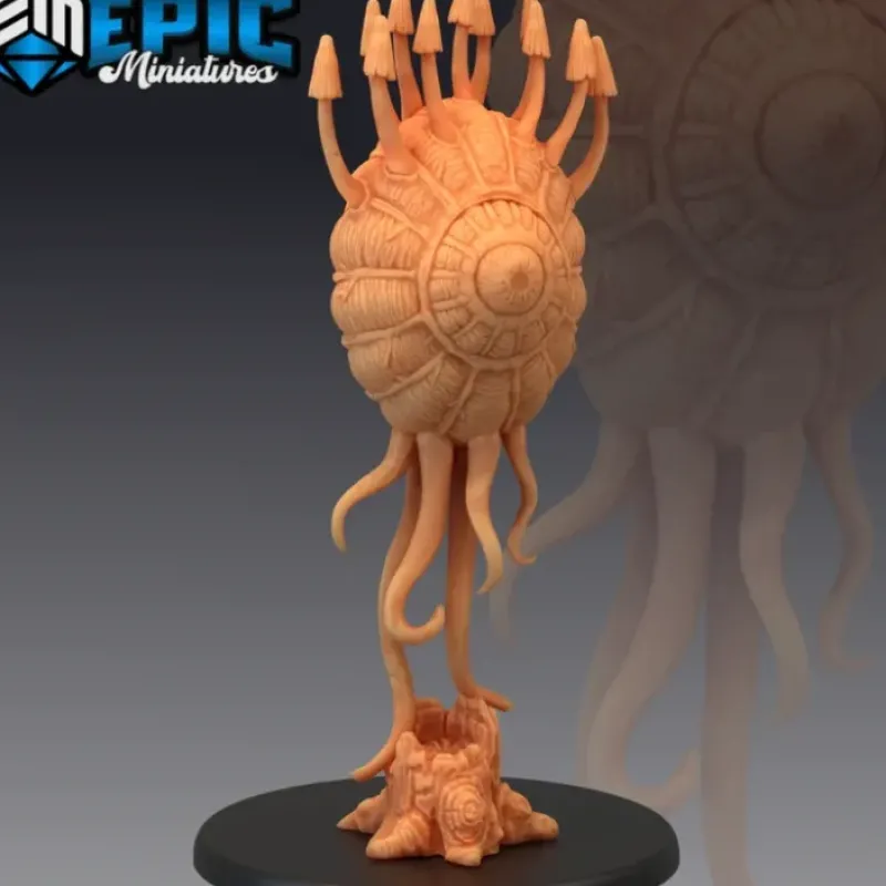 Miniature<Gas Spore - Miniature Marvels: Airplane Models & Painted Dice