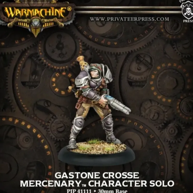Miniature<Gastone Crosse: Mercenaries - Solo PIP 41111 - Miniature Marvels: Airplane Models & Painted Dice