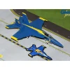 Airplane Model*Gemini Aces GAUSM10003 1:72 U.S Navy F/A-18E Super Hornet "Blue Angels" - Miniature Marvels: Airplane Models & Painted Dice