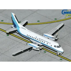 Airplane Model*Gemini Jets 1:400 GJEAL1251 Eastern Express Saab SF-340A Bar Harbor Airlines SF-340A N407BH - Miniature Marvels: Airplane Models & Painted Dice
