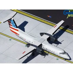 Airplane Model*Gemini Jets G2AAL853 1:200 American Airlines Bombardier Dash 8-300 - Miniature Marvels: Airplane Models & Painted Dice