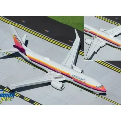 Airplane Model*Gemini Jets G2AAL474F 1:200 American-AirCal Boeing 737-800 (Flaps Down) - Miniature Marvels: Airplane Models & Painted Dice