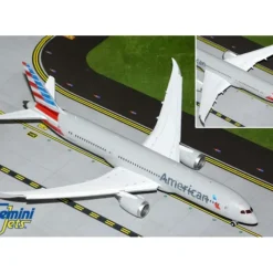 Airplane Model*Gemini Jets G2AAL1106F 1:200 American Airlines Boeing 787-9 (Flaps Down) - Miniature Marvels: Airplane Models & Painted Dice