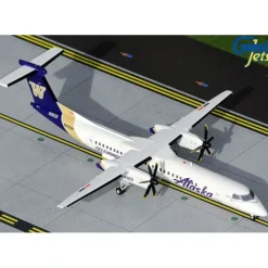 Airplane Model*Gemini Jets G2ASA1017 1:200 Alaska Airlines Dash 8 Q-400 - Miniature Marvels: Airplane Models & Painted Dice