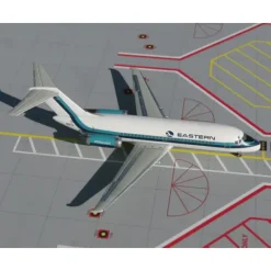 Airplane Model*Gemini Jets G2EAL070 1:200 Eastern Douglas DC-9-14 - Miniature Marvels: Airplane Models & Painted Dice