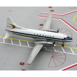 Airplane Model*Gemini Jets G2FFT259 1:200 Frontier Convair CV-580 - Miniature Marvels: Airplane Models & Painted Dice