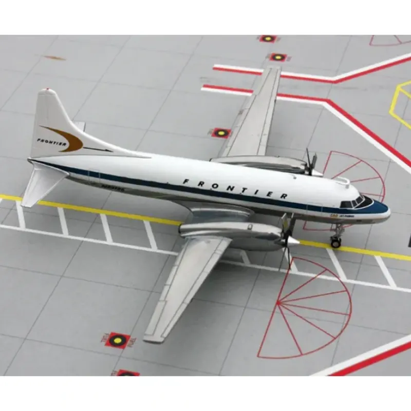 Airplane Model*Gemini Jets G2FFT259 1:200 Frontier Convair CV-580 - Miniature Marvels: Airplane Models & Painted Dice