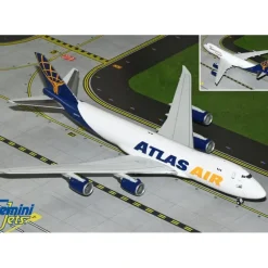 Airplane Model*Gemini Jets G2GTI1237 1:200 Atlas Air/Apex Logistics B747-8F N863GT (Final Boeing 747) - Miniature Marvels: Airplane Models & Painted Dice