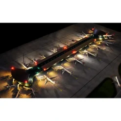 Airplane Model*Gemini Jets GJARPTC 1:400 Deluxe Airport Terminal set Double Rotunda - Miniature Marvels: Airplane Models & Painted Dice
