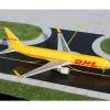 Airplane Model*Gemini Jets GJDHL961 1:400 DHL Boeing 767-300F - Miniature Marvels: Airplane Models & Painted Dice