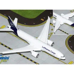 Airplane Model*Gemini Jets GJDLH2126F 1:400 Lufthansa Boeing 777F (Flaps Down) - Miniature Marvels: Airplane Models & Painted Dice