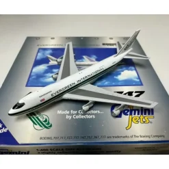 Airplane Model*Gemini Jets GJEIA061 1:400 Evergreen International Boeing 747 - Miniature Marvels: Airplane Models & Painted Dice