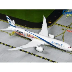 Airplane Model*Gemini Jets GJELY1882 1:400 El Al Boeing 787-9 4X-EDD "Las Vegas/San Francisco" - Miniature Marvels: Airplane Models & Painted Dice