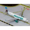 Airplane Model*Gemini Jets GJFFT1576 1:400 Frontier Airlines Airbus A320 - Miniature Marvels: Airplane Models & Painted Dice