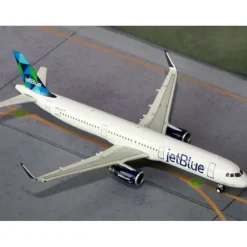Airplane Model*Gemini Jets GJJBU1400 1:400 JetBlue Airbus A321 N903JB - Miniature Marvels: Airplane Models & Painted Dice