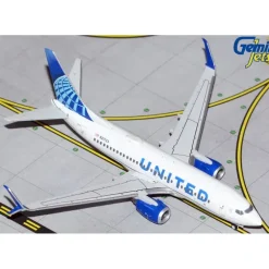 Airplane Model*Gemini Jets GJUAL2024 1:400 United Boeing 737-700 - Miniature Marvels: Airplane Models & Painted Dice