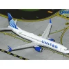 Airplane Model*Gemini Jets GJUAL2226 1:400 United Airlines Boeing 737 MAX 9 N37555 - Miniature Marvels: Airplane Models & Painted Dice