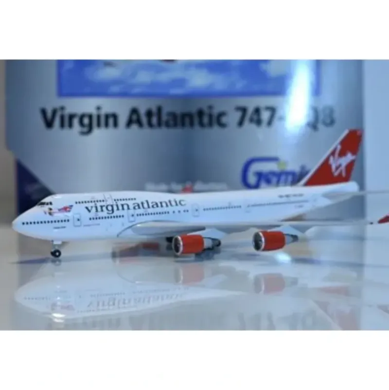 Airplane Model*Gemini Jets GJVIR002 1:400 Virgin Atlantic Boeing 747-400 "Tubular Belle" - Miniature Marvels: Airplane Models & Painted Dice