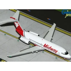 Airplane Model*Gemini Jets G2MID1190 1:200 Midway Airlines DC-9-15 - Miniature Marvels: Airplane Models & Painted Dice