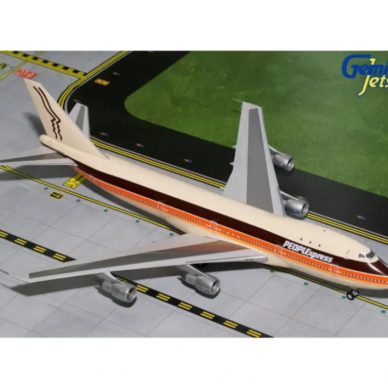 Airplane Model*Gemini Jets G2PEX695 1:200 Peoples Express Boeing 747-100 - Miniature Marvels: Airplane Models & Painted Dice