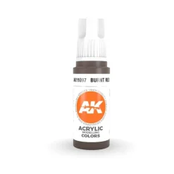 Paint<3Gen Acrylics: Burnt Red - Standard LTG AK-11097 - Miniature Marvels: Airplane Models & Painted Dice