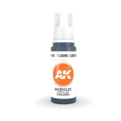 Paint<3Gen Acrylics: Fluorescent Blue - Standard LTG AK-11178 - Miniature Marvels: Airplane Models & Painted Dice