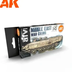 Paint<3Gen Acrylics: Middle East War Colors LTG AK-11648 - Miniature Marvels: Airplane Models & Painted Dice