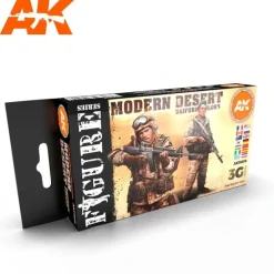 Paint<3Gen Acrylics: Modern Desert Uniform Colors LTG AK-11630 - Miniature Marvels: Airplane Models & Painted Dice