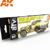 Paint<3Gen Acrylics: WWII US Army and USMC Camouflage Colors LTG AK-11668 - Miniature Marvels: Airplane Models & Painted Dice
