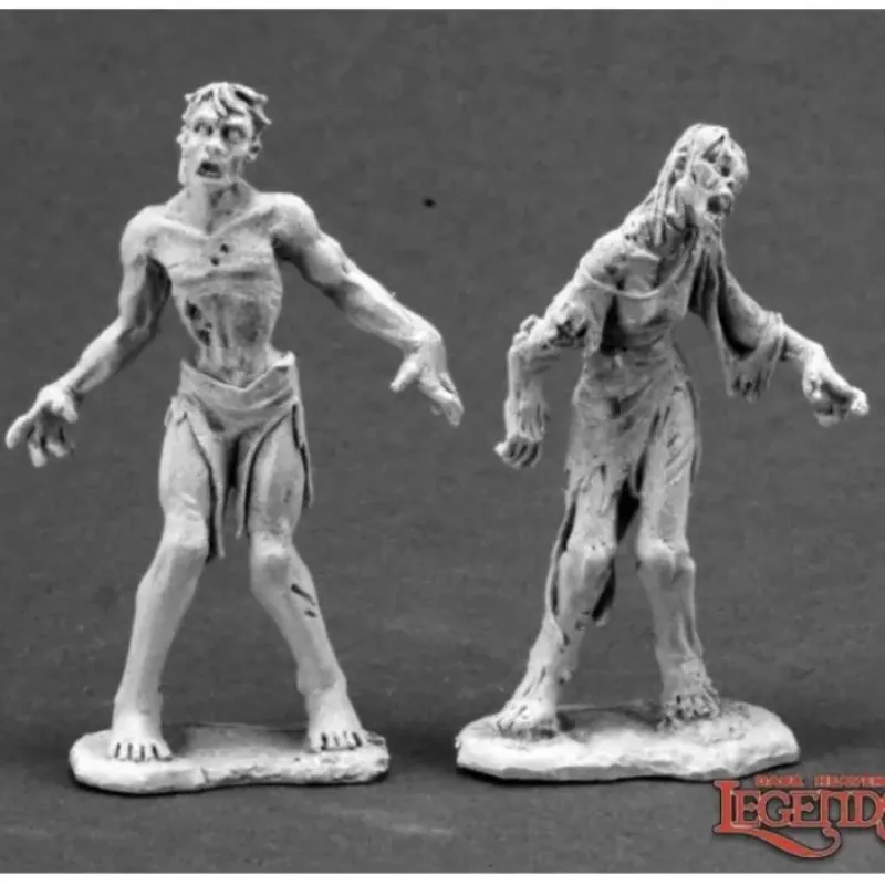 Miniature<George & Gracie, Zombies (2): Dark Heaven Legends RPR 03598 - Miniature Marvels: Airplane Models & Painted Dice