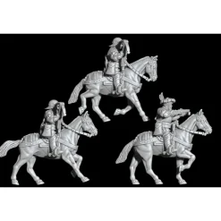 Shop All*German Mounted Crossbowmen STLs - Miniature Marvels: Airplane Models & Painted Dice