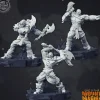 Miniature<Gharoth Smartkiller Ogolanathi - Miniature Marvels: Airplane Models & Painted Dice