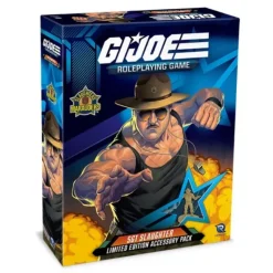 Role-playing Game<G.I. JOE: RPG - Sgt. Slaughter Limited Edition Accessory Pack RGS 02565 - Miniature Marvels: Airplane Models & Painted Dice
