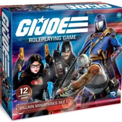 Shop All*G.I. JOE RPG: Villain Miniatures Set 1 - Miniature Marvels: Airplane Models & Painted Dice