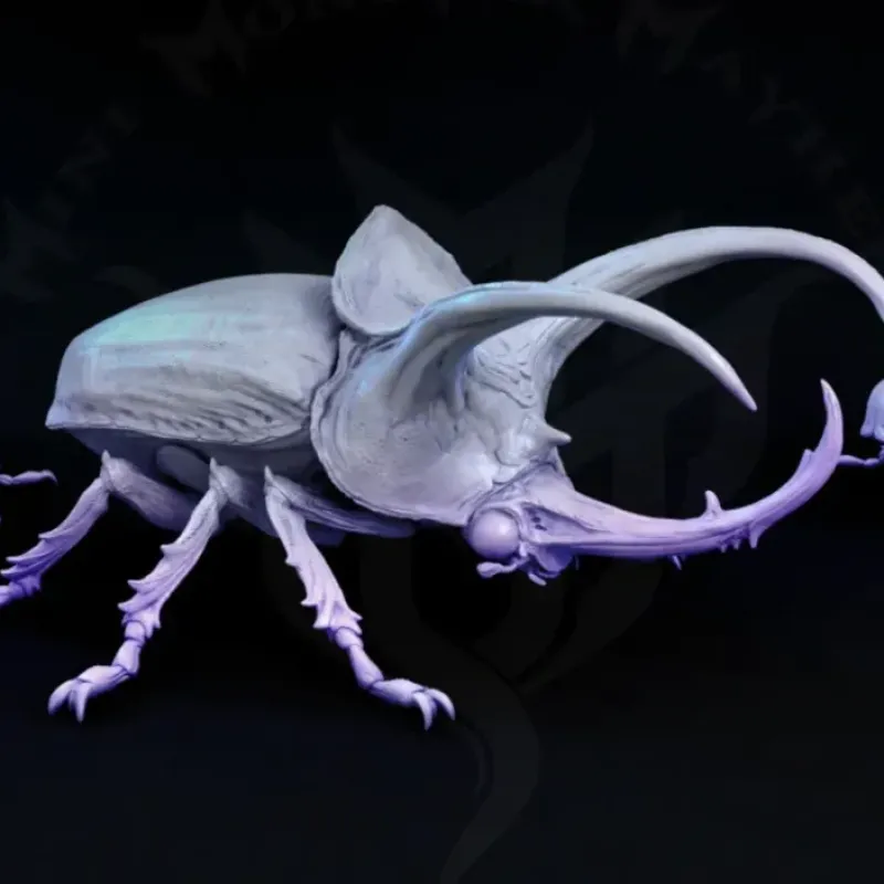 Miniature<Giant Beetle - Miniature Marvels: Airplane Models & Painted Dice