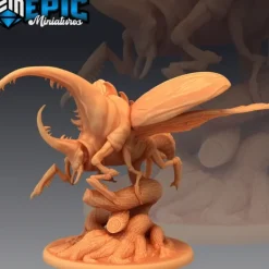 Miniature<Giant Beetle Flying - Miniature Marvels: Airplane Models & Painted Dice