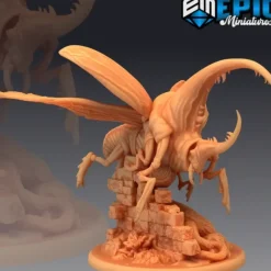 Miniature<Giant Beetle Mount - Miniature Marvels: Airplane Models & Painted Dice