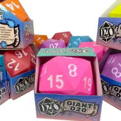 Shop All*Giant Foam D20 Assortment - Miniature Marvels: Airplane Models & Painted Dice