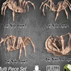 Miniature<Giant Spider - Miniature Marvels: Airplane Models & Painted Dice