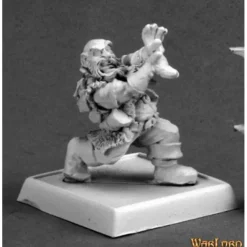 Miniature<Gilok Onyxfist, Dwarf Wizard: Warlord RPR 14633 - Miniature Marvels: Airplane Models & Painted Dice