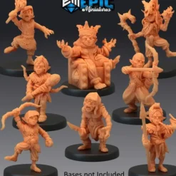 Miniature<Goblins - Miniature Marvels: Airplane Models & Painted Dice