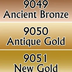 Paint<Gold-Toned Metal: MSP Triads RPR 09717 - Miniature Marvels: Airplane Models & Painted Dice