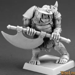 Miniature<Gologh The Vicious, Black Orc Captain: Warlord RPR 14636 - Miniature Marvels: Airplane Models & Painted Dice