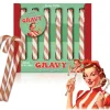 Egpull<GRAVY Flavored Candy Canes - Bizarre Savory Goodness! Gag Joke - Archie McPhee - Miniature Marvels: Airplane Models & Painted Dice