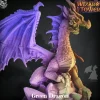 Miniature<Green Dragon - Miniature Marvels: Airplane Models & Painted Dice